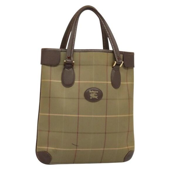 Burberry Handbags - Burberrys Nova Check Tote Bag Canvas Beige Gold